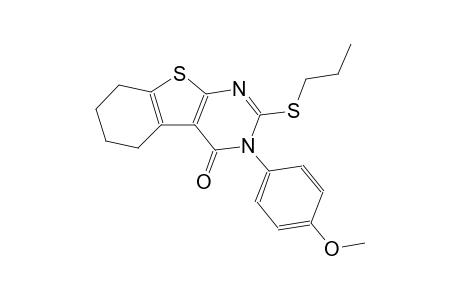 3-(4-methoxyphenyl)-2-(propylsulfanyl)-5,6,7,8-tetrahydro[1]benzothieno[2,3-d]pyrimidin-4(3H)-one