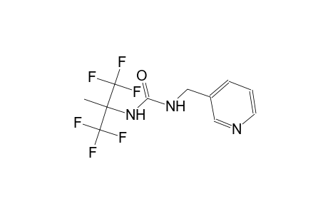 N-(3-pyridinylmethyl)-N'-[2,2,2-trifluoro-1-methyl-1-(trifluoromethyl)ethyl]urea