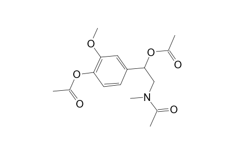 Acetamide, N-[2-(acetyloxy)-2-[4-(acetyloxy)-3-methoxyphenyl]ethyl]-N-methyl-