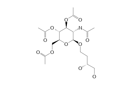 (3'S)-3',4'-DIHYDROXYBUTYL-3,4,6-TRI-O-ACETYL-2-ACETYLAMINO-2-DEOXY-BETA-D-GLUCOSIDE