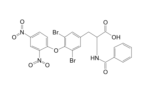 N-Benzoyl-3,5-dibromo-4-(2,4-dinitrophenoxy)phenylalanine