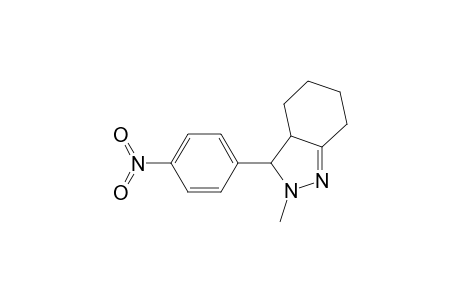 2-Methyl-3-(p-nitrophenyl)-3,3a,4,5,6,7-hexahydro-2H-indazole
