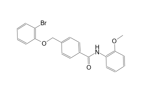 4-[(2-bromophenoxy)methyl]-N-(2-methoxyphenyl)benzamide