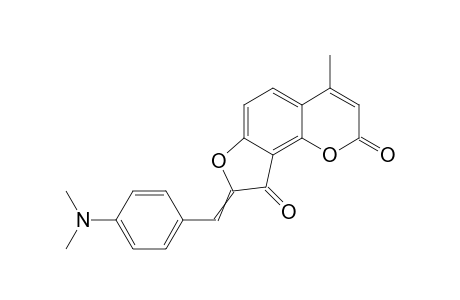 8-(4'-N,N-Dimethylaminobenzylideno)-4-methyldihydrofuro[2,3-h]coumarin-9-one