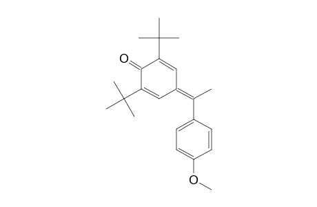 2,6-DI-TERT.-BUTYL-4-[1-(4-METHOXYPHENYL)-ETHYLIDEN]-CYCLOHEXA-2,5-DIEN-1-ON