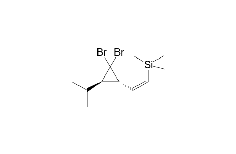 [(E)-2-((1R,3R)-2,2-Dibromo-3-isopropyl-cyclopropyl)-vinyl]-trimethyl-silane