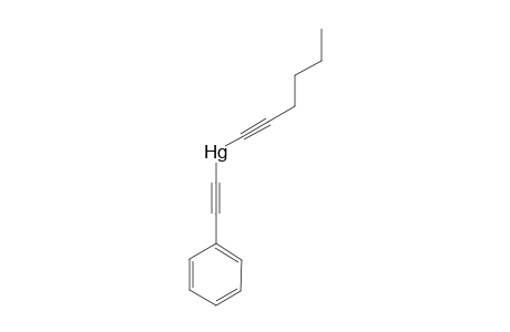 Phenylethinyl-N-hexinyl-quecksilber