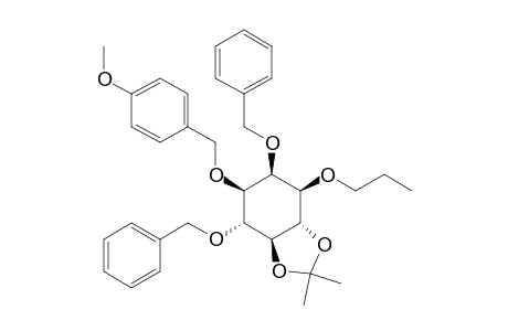 DL-3-O-Propyl-1-O-(p-methoxybenzyl)-2,6-di-O-benzyl-4,5-O-isopropylidene-myo-inositol