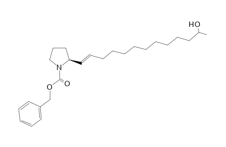 (2S,12'SR)-1-Benzyloxycarbonyl-2-(12'-hydroxy-1'-tridecenyl)pyrrolidine