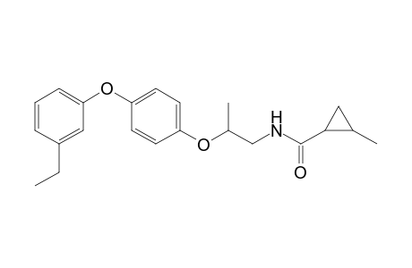 Cyclopropanecarboxamide, N-[2-[4-(3-ethylphenoxy)phenoxy]propyl]-2-methyl-