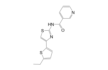 N-[4-(5-ethyl-2-thienyl)-1,3-thiazol-2-yl]nicotinamide