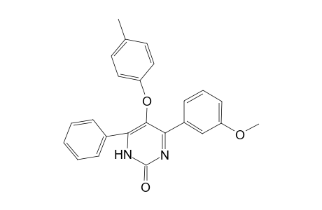 2(1H)-Pyrimidinone, 4-(3-methoxyphenyl)-5-(4-methylphenoxy)-6-phenyl-