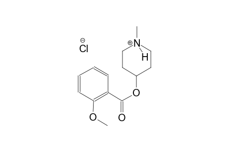 4-[(2-methoxybenzoyl)oxy]-1-methylpiperidinium chloride