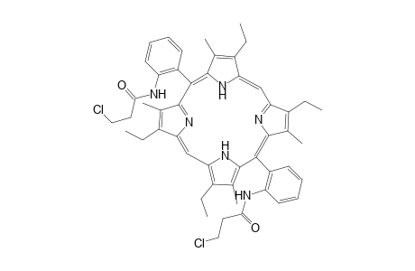 5,15-Bis(o-chloropropionamidophenyl)-2,8,12,18-tetraethyl-3,7,13,17-tetramethylporphyrin