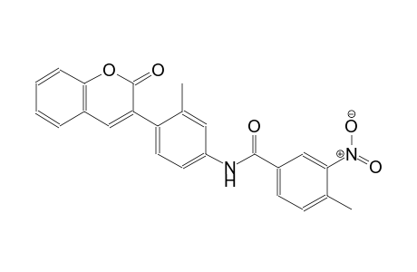 benzamide, 4-methyl-N-[3-methyl-4-(2-oxo-2H-1-benzopyran-3-yl)phenyl]-3-nitro-