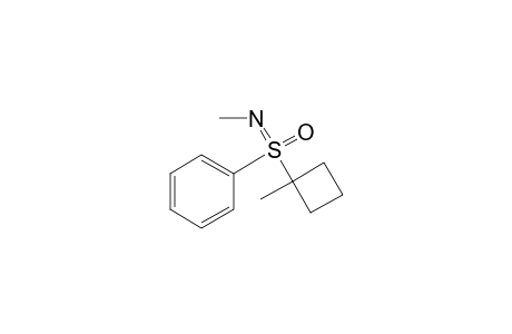 N-Methyl-S-(1'-methylcyclobutyl)-S-phenylsuloximine