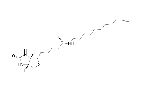 5-[(3aS,4S,6aR)-2-keto-1,3,3a,4,6,6a-hexahydrothien[3,4-d]imidazol-4-yl]-N-undec-10-ynyl-valeramide