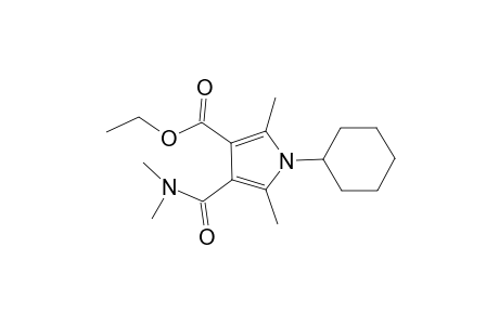 Ethyl 1-cyclohexyl-4-[(dimethylamino)carbonyl]-2,5-dimethyl-1Hpyrrole-3-carboxylate