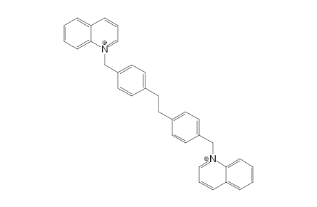 1-[4-[2-[4-(quinolin-1-ium-1-ylmethyl)phenyl]ethyl]benzyl]quinolin-1-ium