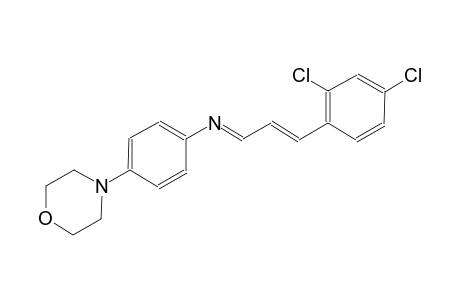 N-[(E,2E)-3-(2,4-dichlorophenyl)-2-propenylidene]-4-(4-morpholinyl)aniline