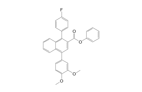 Phenyl 4-(3,4-Dimethoxyphenyl)-1-(4-fluorophenyl)-2-naphthoate