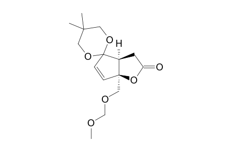 (3'aS,6'aS)-6'a-(methoxymethoxymethyl)-5,5-dimethyl-2'-spiro[1,3-dioxane-2,4'-3,3a-dihydrocyclopenta[b]furan]one