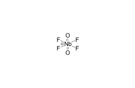 TRANS-TETRAFLUOROOXONIOBATE AQUA COMPLEX ANION