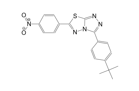 [1,2,4]triazolo[3,4-b][1,3,4]thiadiazole, 3-[4-(1,1-dimethylethyl)phenyl]-6-(4-nitrophenyl)-