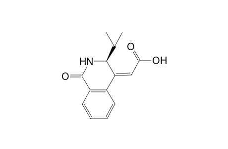 (S,Z)-2-(3-Isopropyl-1-oxo-1,2,3,4-tetrahydroisoquinolin-4-ylidene)acetic Acid