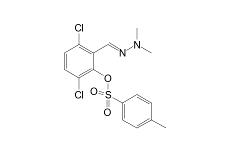 3,6-Dichloro-2-[(E)-(dimethylhydrazono)methyl]phenyl 4-methylbenzenesulfonate