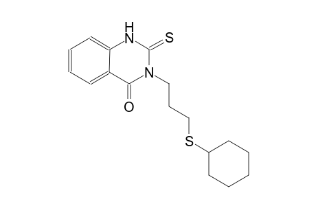 4(1H)-quinazolinone, 3-[3-(cyclohexylthio)propyl]-2,3-dihydro-2-thioxo-