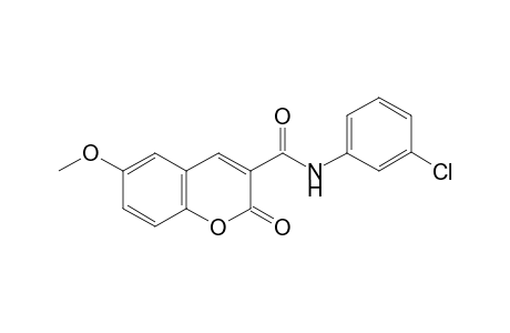 N-(3-Chlorophenyl)-6-methoxycoumarin-3-carboxamide
