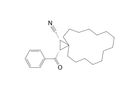 cis-2-Benzoylspiro[2.14]heptadecane-1-carbonitrile