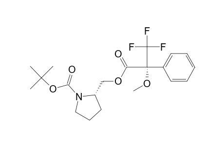 (2S,2'R)-N-(tert-Butoxycarbonyl)-2-(((2'-methoxy-2'-(trifluoromethyl)-2'-phenylacetyl)oxy)methyl)pyrrolidine
