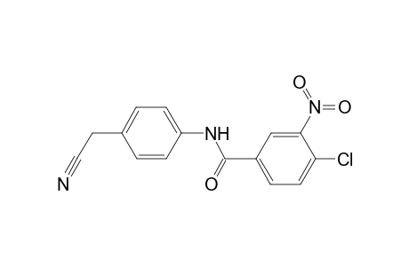 4-Chloro-N-[4-(cyanomethyl)phenyl]-3-nitrobenzamide