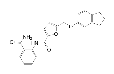N-[2-(aminocarbonyl)phenyl]-5-[(2,3-dihydro-1H-inden-5-yloxy)methyl]-2-furamide