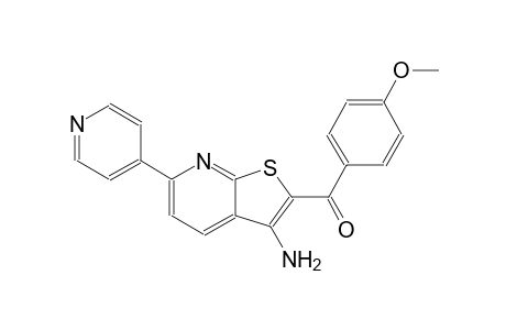 methanone, [3-amino-6-(4-pyridinyl)thieno[2,3-b]pyridin-2-yl](4-methoxyphenyl)-