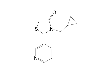 3-(cyclopropylmethyl)-2-(3-pyridyl)-4-thiazolidinone