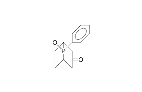 9-Phenyl-9-phosphabicyclo(3.3.1)nonan-3-one 9-anti-oxide