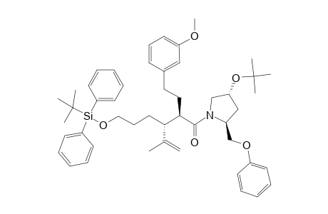 #17L;ANTI-(2R,3R)-1-[(2S,4R)-4-TERT.-BUTOXY-2-PHENOXYMETHYL-PYRROLIDIN-1-YL]-3-(3-TERT.-BUTYLDIPHENYLSILYLOXYPROPYL)-2-[(E)-2-(3-METHOXYPHENYL)-ETHYL]-4-METHYL