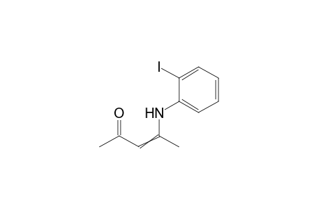 4-[(2-Iodophenyl)amino]pent-3-en-2-one
