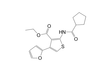 ethyl 2-[(cyclopentylcarbonyl)amino]-4-(2-furyl)-3-thiophenecarboxylate