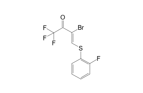 (Z)-3-Bromo-1,1,1-trifluoro-4-(2-fluoro-phenyl-sulfanyl)-but-3-en-2-one