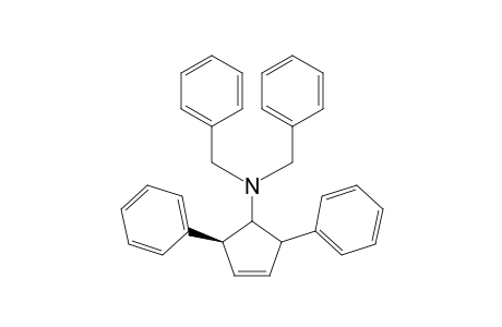 2,5-Diphenyl-N,N-bis(phenylmethyl)-1-cyclopent-3-enamine