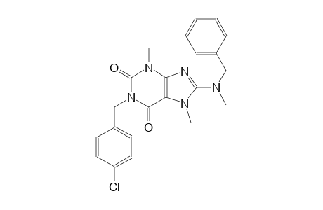 8-[benzyl(methyl)amino]-1-(4-chlorobenzyl)-3,7-dimethyl-3,7-dihydro-1H-purine-2,6-dione