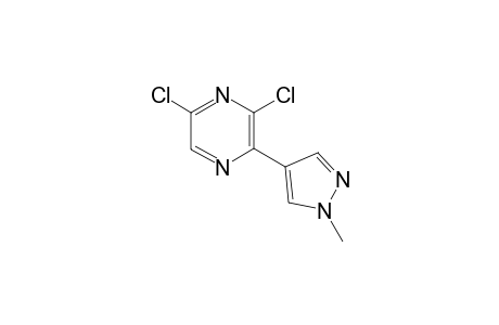 3,5-dichloro-2-(1-methyl-1H-pyrazol-4-yl)pyrazine