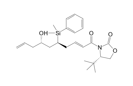 (2'E,4S,5'S,7'S)-4-tert-Butyl-3-[5'-dimethylphenylsilyl-7'-hydroxy-2',9'-decadienoyl]oxazolidin-2-one