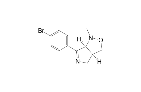 1H-Pyrrolo[3,4-c]isoxazole, 6-(4-bromophenyl)-3,3a,4,6a-tetrahydro-1-methyl-, cis-