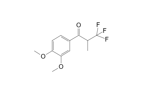 1-(3,4-dimethoxyphenyl)-3,3,3-trifluoro-2-methylpropan-1-one