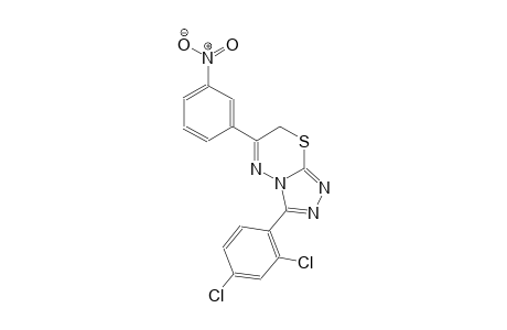 3-(2,4-dichlorophenyl)-6-(3-nitrophenyl)-7H-[1,2,4]triazolo[3,4-b][1,3,4]thiadiazine